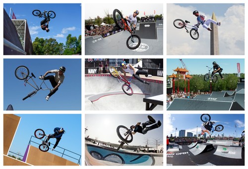 Stampa poster bmx freestyle - stampa,