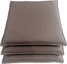 3 X Cuscini In Pelle Vera