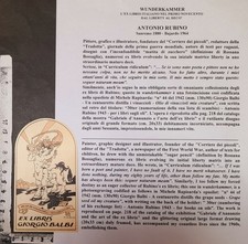WUNDERKAMMER AN EXLIBRIS 222 - " SCRITTA RETRO !" - * ANTONIO RUBINO * - P COLOR