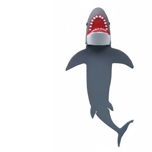 Segnalibro megalodon porta - megalodon, 3d,