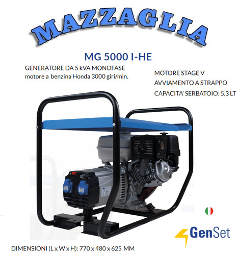 Gruppo elettrogeno genset - elettrogeno, mg