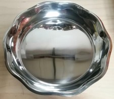 Vassoio Tondo in Acciaio Inox