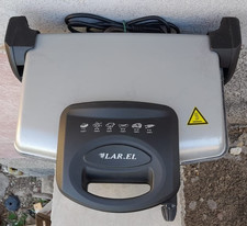 Piastra Bistecchiera Tostiera Griglia Barbecue Antiaderente Multifunzione LAR.EL