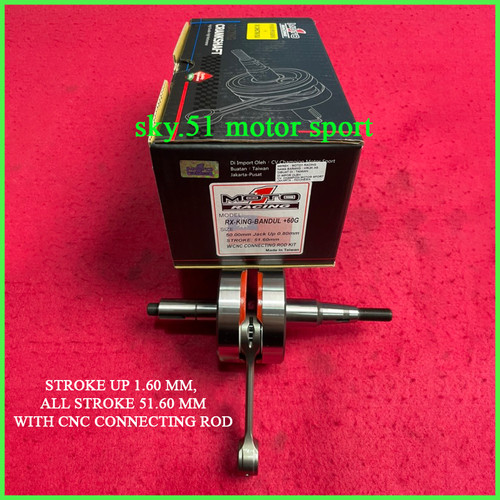 Stroke mm crankshaft - mm,