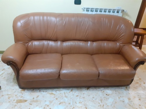 Divano posti pelle - divano, 3