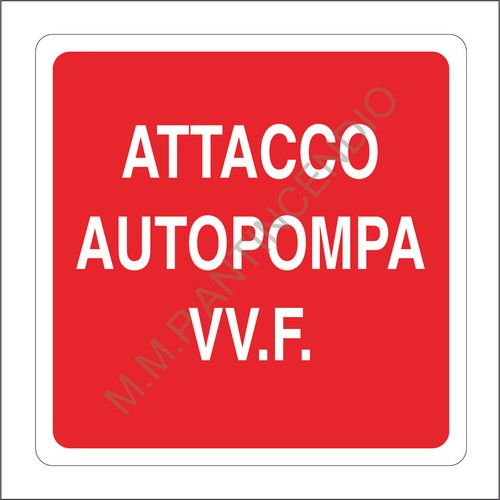 Cartello segnaletico attacco - cartello,