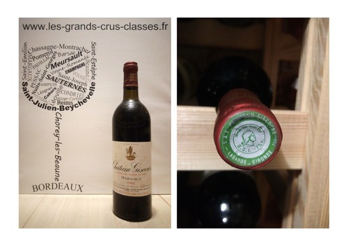 Château giscours 1982 - 1982, 3ème