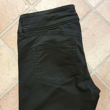 Diesel HUSKY Pantalone Donna Cotone Strech Nero Dritto Taglia 29