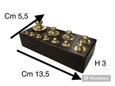 PESI IN OTTONE SET 11 DA 1 g A