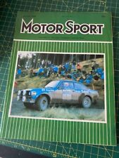 Motor Sport Magazine 1980-1984