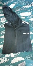 Adidas Felpa con Cappuccio Tg. L nera