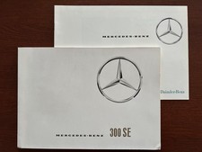 Brochure / brochure Mercedes-Benz 300 SE aletta posteriore tipo W112 MY 1964-65