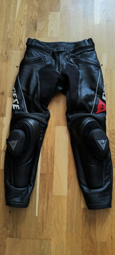 Pantaloni moto pelle uomo
