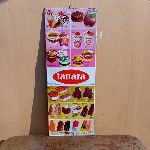 Insegna tabella gelati tanara - tabella,