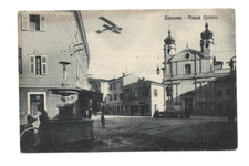 Saluti da CORMONS Gorizia - Piazza Cumano - aereo! Fontana - fp nv