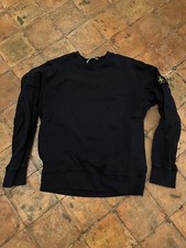 felpa uomo stone island blu taglia S