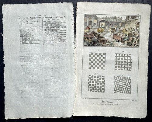 Stampe antiche diderot 1767 - 6,