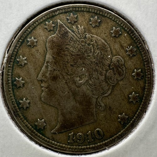 1910 liberty nichel vf - liberty,