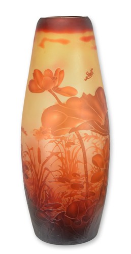 Vaso vetro stile - stile, galle