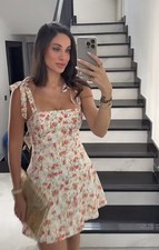 ABITO CORTO ZARA STAMPATO 100%