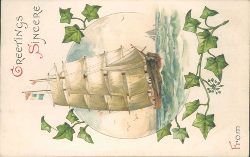 Sincere greetings naval sail