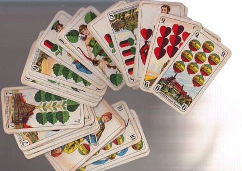 Antiche carte gioco - carte,
