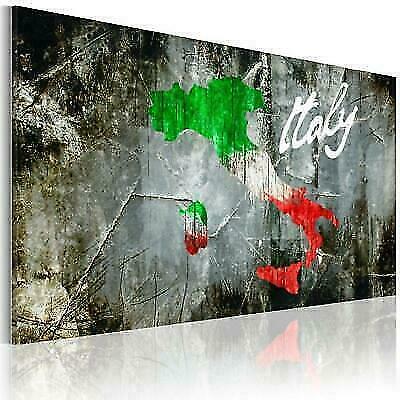 Quadro moderno cartina italia - moderno,