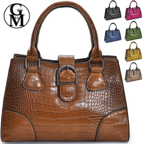 Borsa bauletto pitonata
