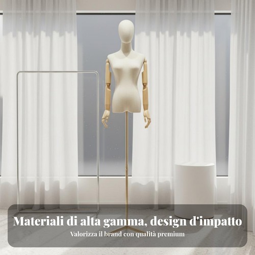 Manichino mezzo busto con - mezzo,