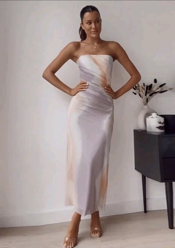 Maxi abito senza - , spalline