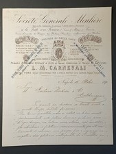 fattura Fabbriche mulini e