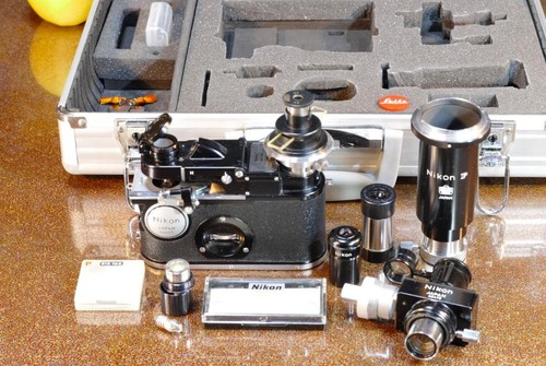 Microscopio portatile vintage