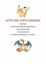 Lotto 500+ carte pokemon miste