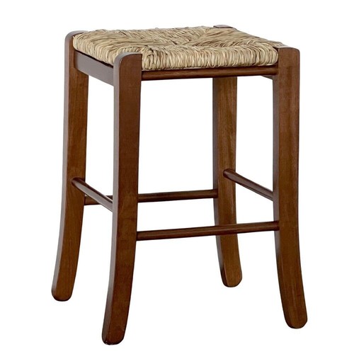 Sgabello legno noce scuro 47 - legno,