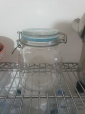 2 Barattoli contenitori in vetro