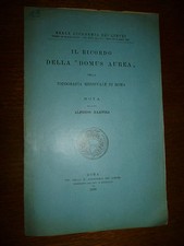 BARTOLI IL RICORDO DELLA DOMUS AUREA nella tipografia medievale di Roma 1909