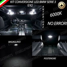 KIT FULL LED INTERNI BMW SERIE 3 E92 COUPE ANTERIORE + POSTERIORE + BAGAGLIAIO
