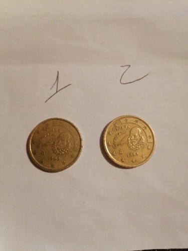 Moneta rara euro cen - di,