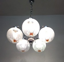 Lampadario a Sfere in Vetro di