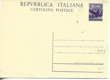 1946 TRIESTE A INTERO POSTALE