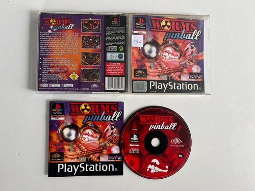 Worms pinball per playstation - worms,