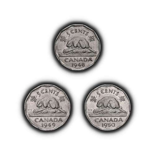 Canada 1948 centesimi re - canada., 5