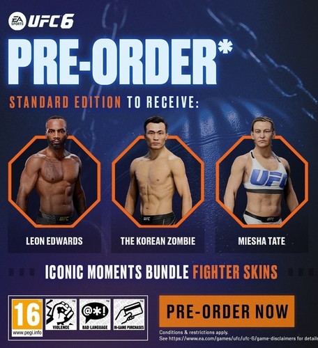 Dlc ufc ps5 pre order - ps5, bonus