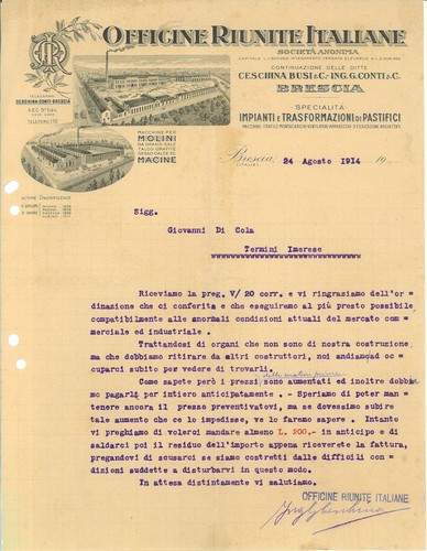 Lettera int officine - lettera,