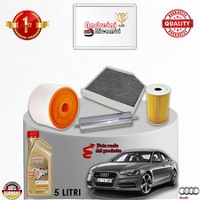 KIT TAGLIANDO FILTRI E OLIO AUDI A6 IV 2.0 TDI 130KW 177CV DAL 2011