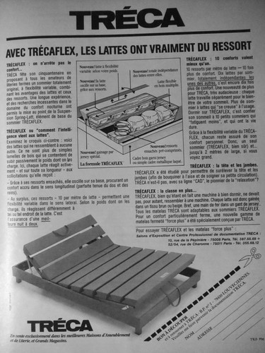 Publicité 1985 matelas - publicitÉ,