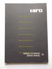 HIRO motore 125 1977 manuale officina originale engine workshop manual