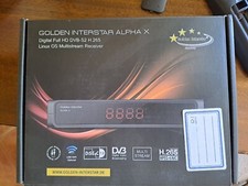 decoder satellitare Golden interstar alpha  X HD DVB