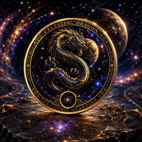 Celestial dragon colorized - celestial,
