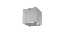 Lampada Da Soffitto Grigia Quadrata Cubo B:10cm G9 Soggiorno Corridoio